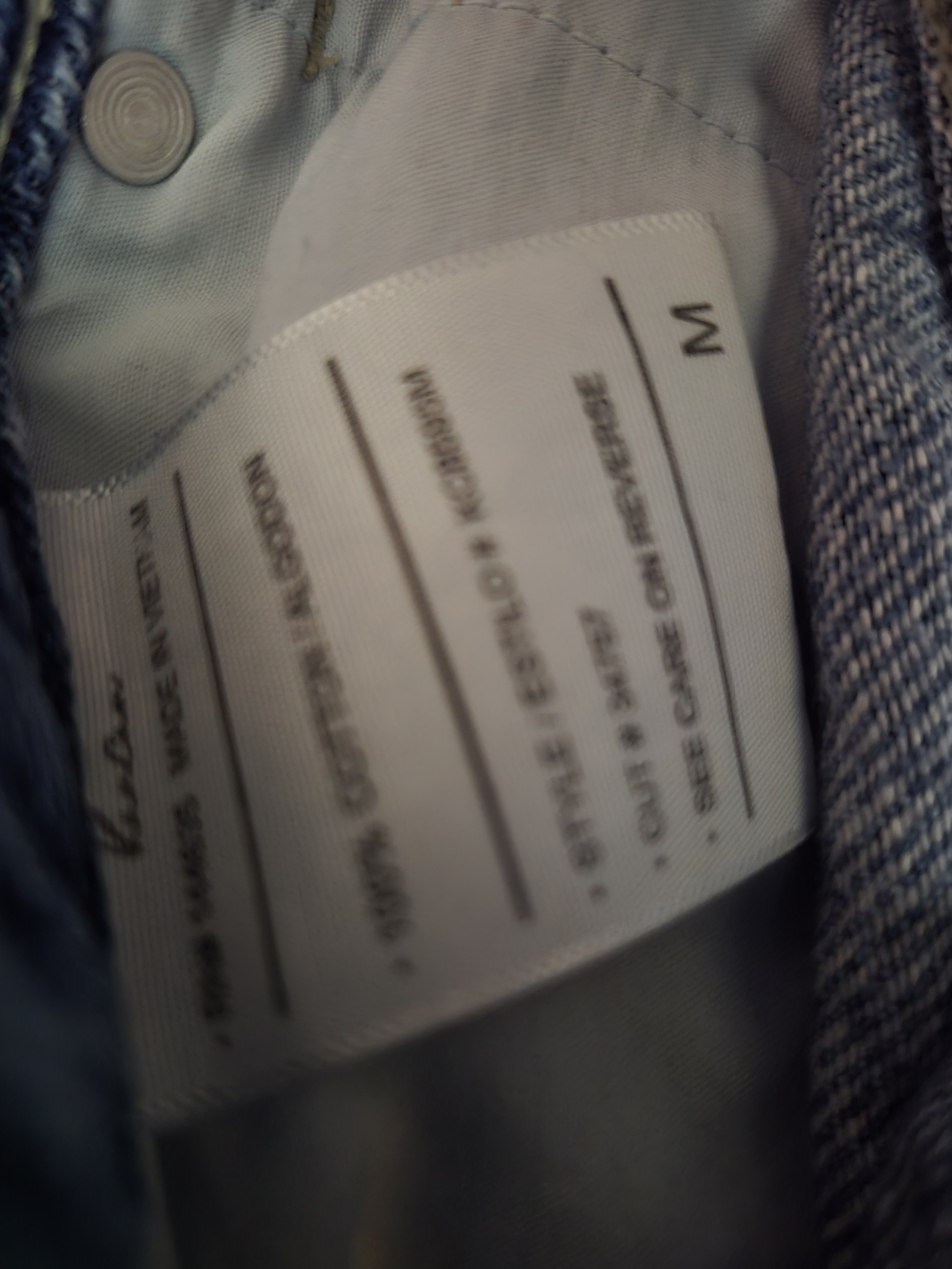 Kancan  Light Wash Denim shorts - Light Blue - Picture 4 of 5